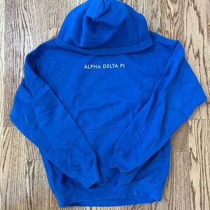 Blue Alpha Delta Pi Hoodie